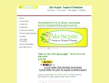 Tablet Screenshot of ala-septic.com